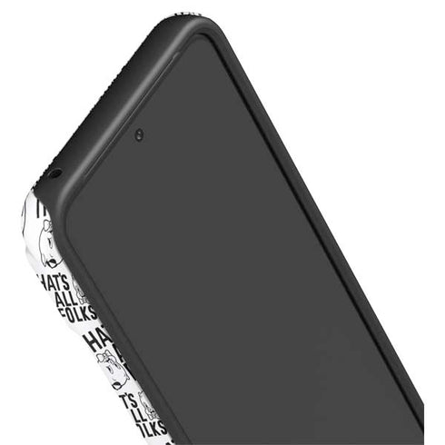 Looney Tunes Porky Pig Black and White Google Pixel 8 Pro Impact Case